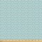 Ambesonne Aqua Fabric by the Yard, Curvy Lines Bubbles in High Seas Surfing Season Water Sports Oceanic Summertime, Decorative Fabric for Upholstery and Home Accents, Sky Blue White
